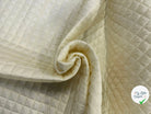 TISSU MATELASSÉ DOUDOUNE DOUBLE FACE VANILA CHIC MATELASSAGE FRANÇAIS MLC INTERN