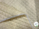 TISSU MATELASSÉ DOUDOUNE DOUBLE FACE VANILA CHIC MATELASSAGE FRANÇAIS MLC INTERN