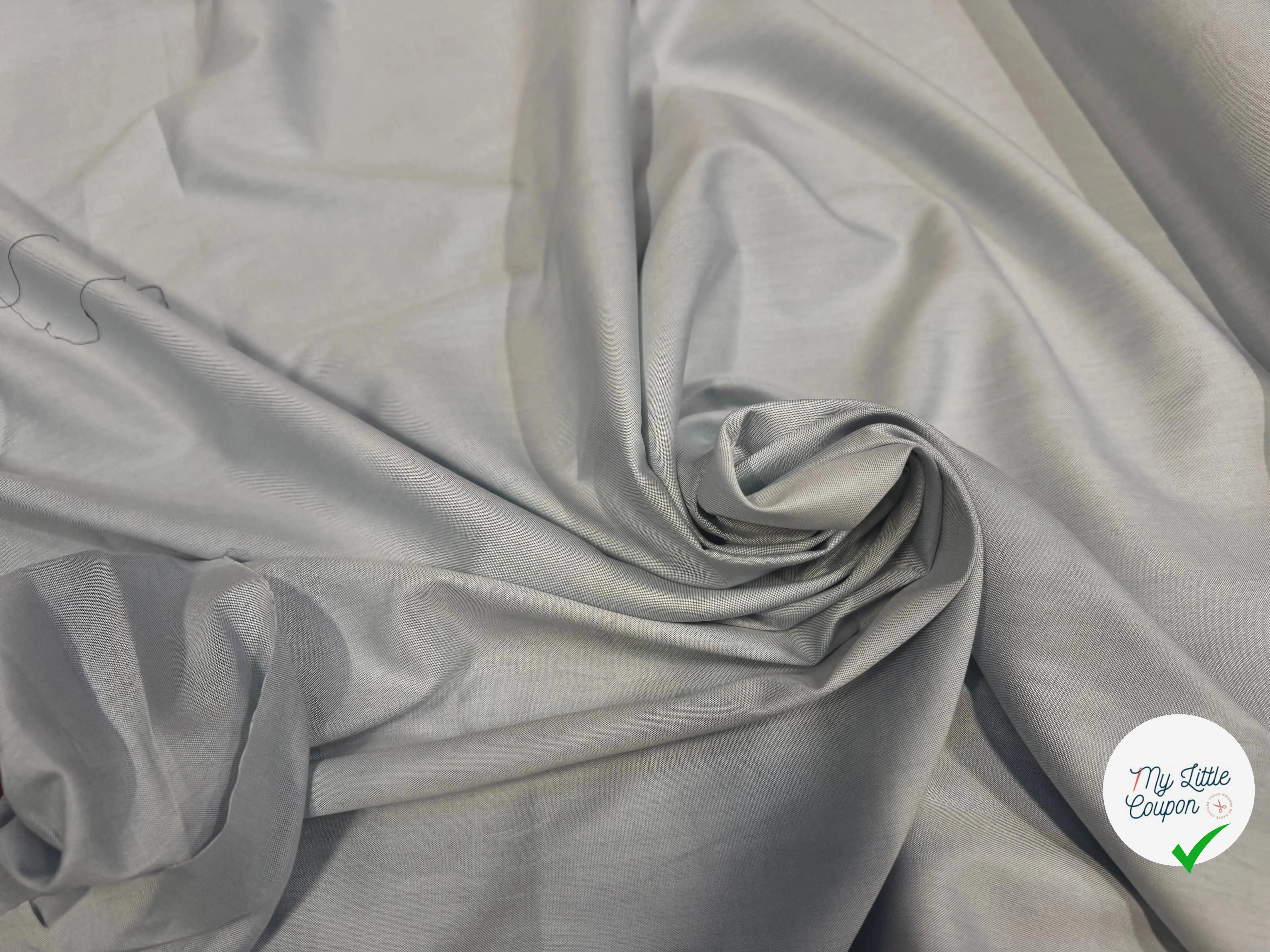 TISSU OXFORD GRIS DE BLEU SUBLIMISSIMO - My Little Coupon