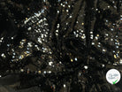 TISSU SEQUIN PAILLETTES SUR TULLE NOIR - My Little Coupon