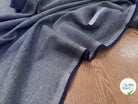 TOILE COTON LIN CHEVRONS BLEU - My Little Coupon