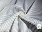 TOILE COTON RAYURE JACQUARD GRANDES RAYURES HORIZONTALES - My Little Coupon