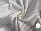 TOILE COTON RAYURE JACQUARD PETITES RAYURES HORIZONTALES - My Little Coupon