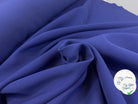 TOILE DOUBLE ÉTOFFE POUDRÉE STRETCH BLEU INDIGO MSO