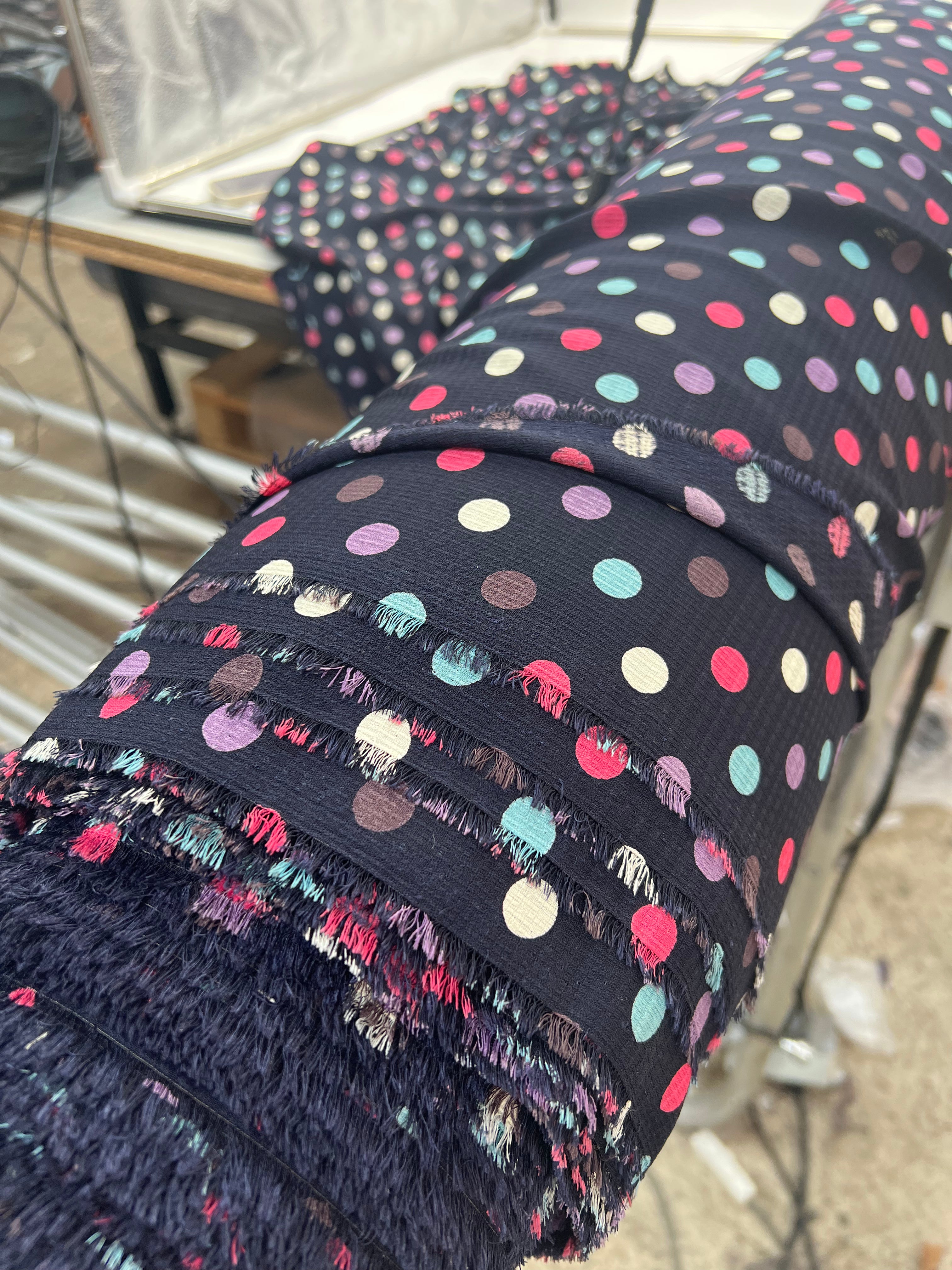 TOILE FAÇONNÉE IMPRESSION BOUTONS MULTICOLORES MLC INTERN