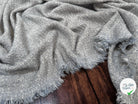 TWEED COTON FABRICATION ITALIE BLEU CLAIR - My Little Coupon