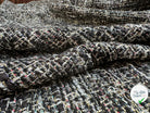 TWEED LUREX BLACK GOLD ITALIEN - My Little Coupon