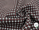 TWEED TAILLEUR NID D'ABEILLES ROYALES - My Little Coupon - tissu - coudre