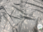 TWILL POLYESTER NUAGES GRIS CLAIR - My Little Coupon