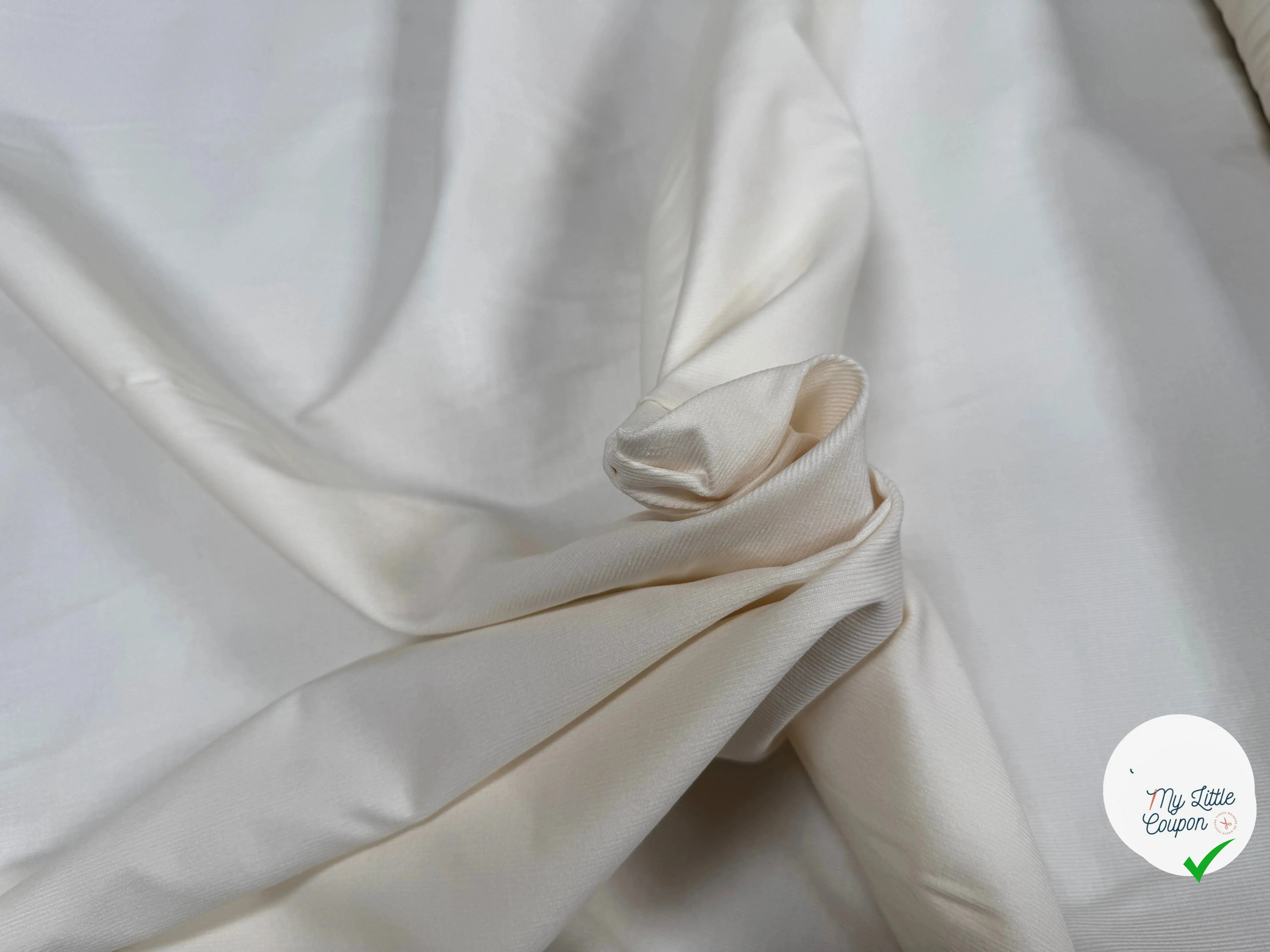 VELOURS 1000 RAIES UNI ÉCRU 145 - My Little Coupon