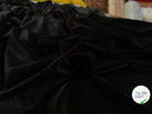 (Chute) VELOURS CARVICO MAILLE STRETCH NOIR - My Little Coupon