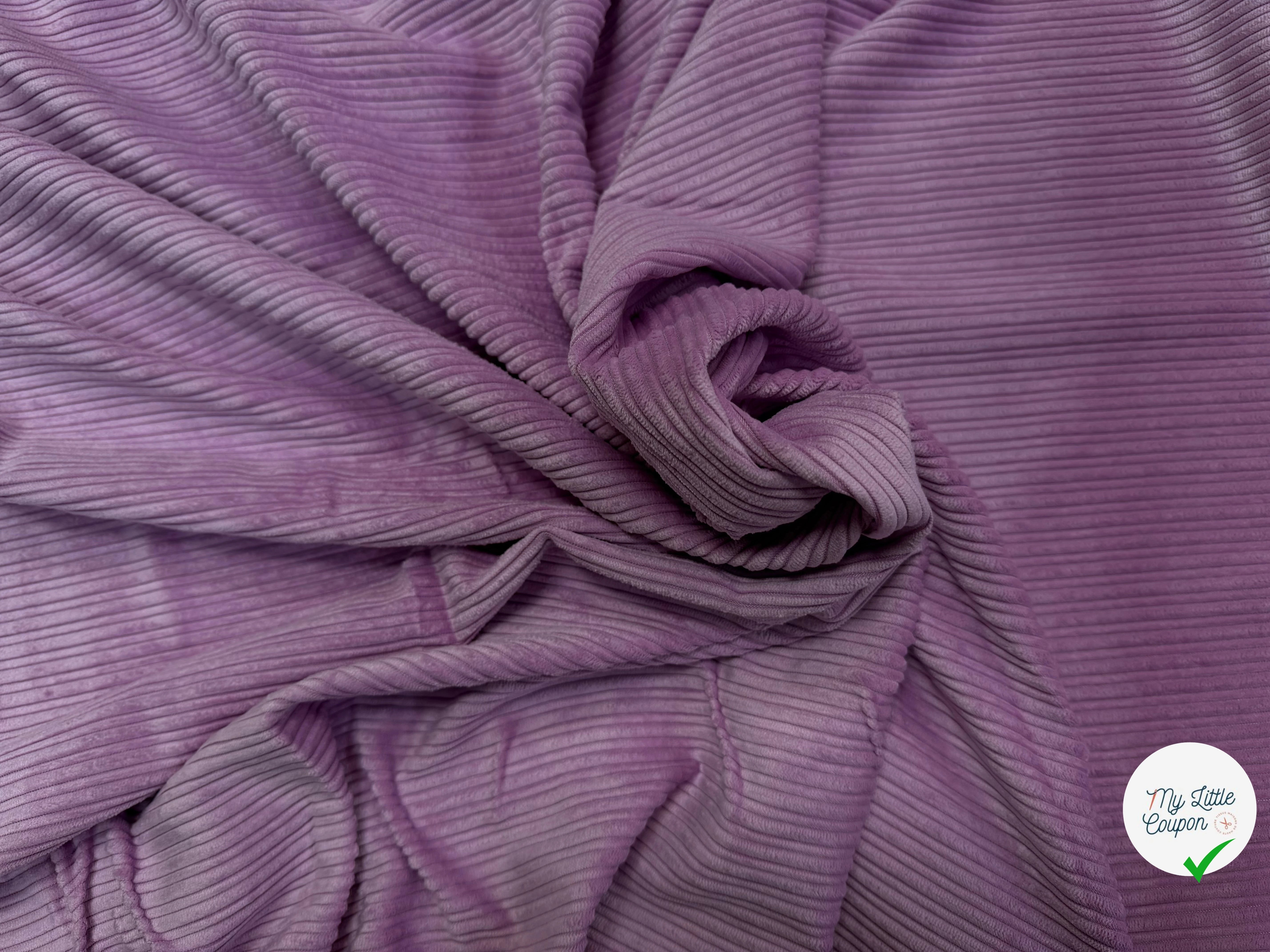 (Chute) VELOURS PUEBELA MAUVE - My Little Coupon