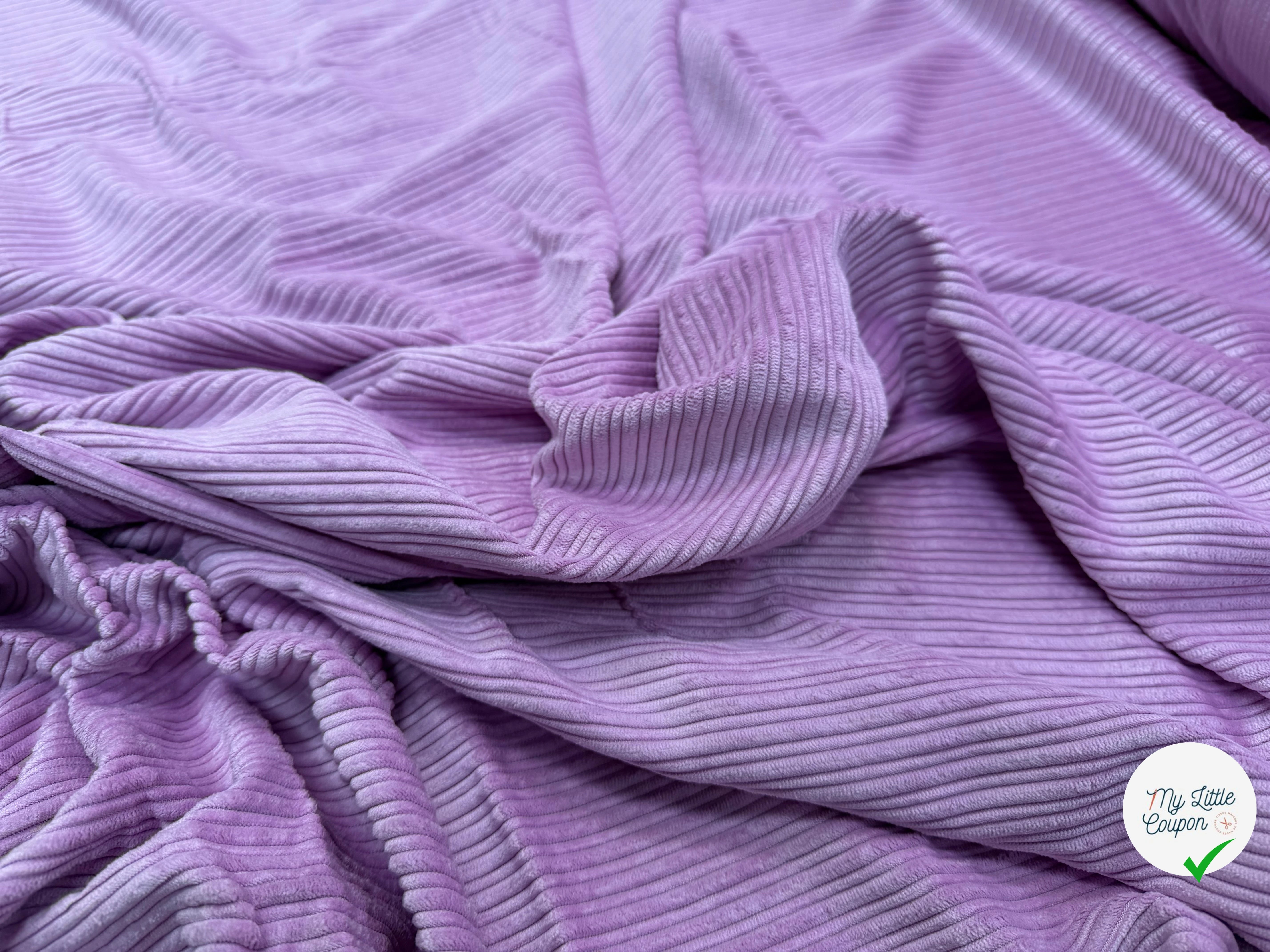 (Chute) VELOURS PUEBELA MAUVE - My Little Coupon