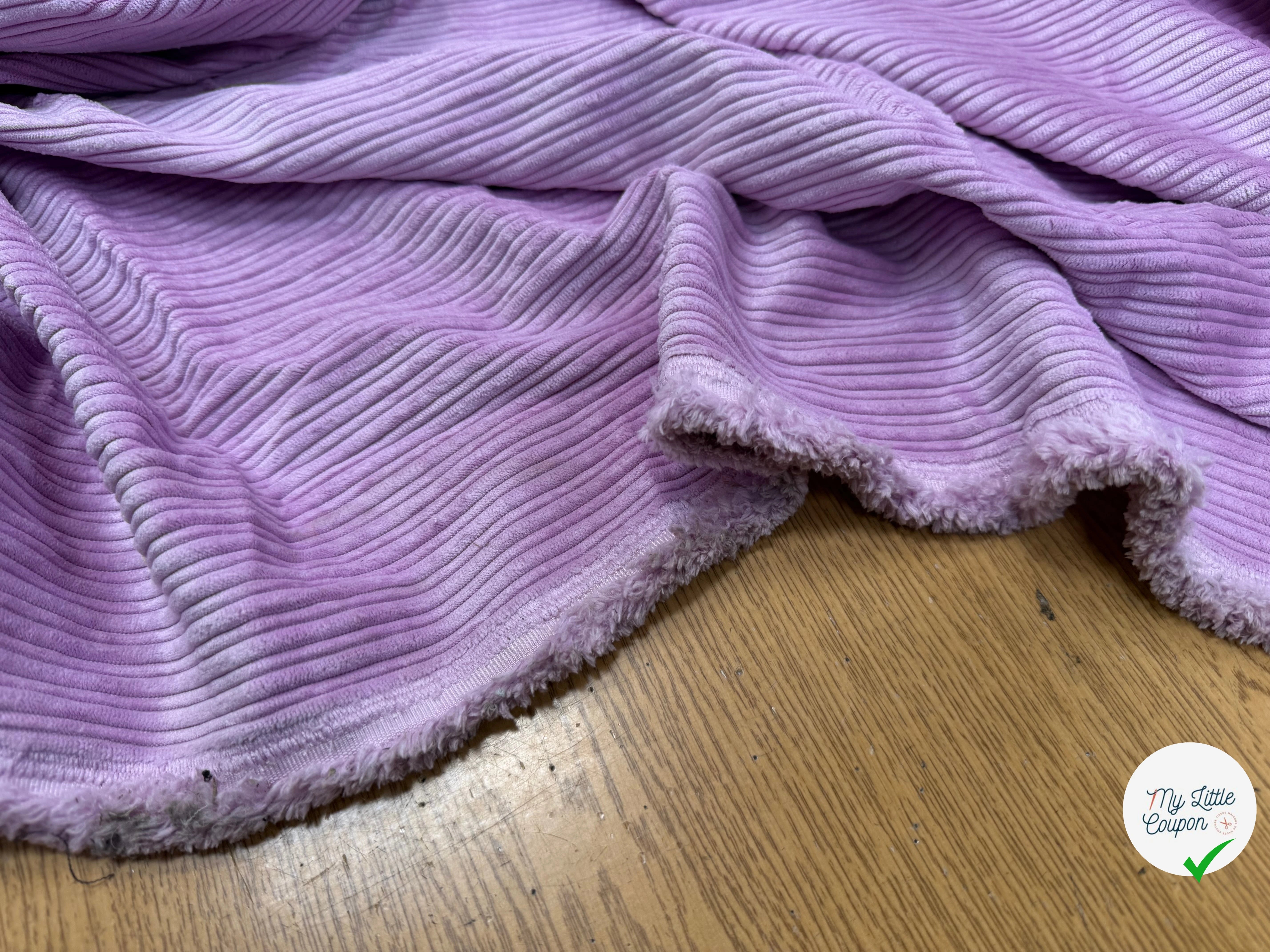 (Chute) VELOURS PUEBELA MAUVE - My Little Coupon