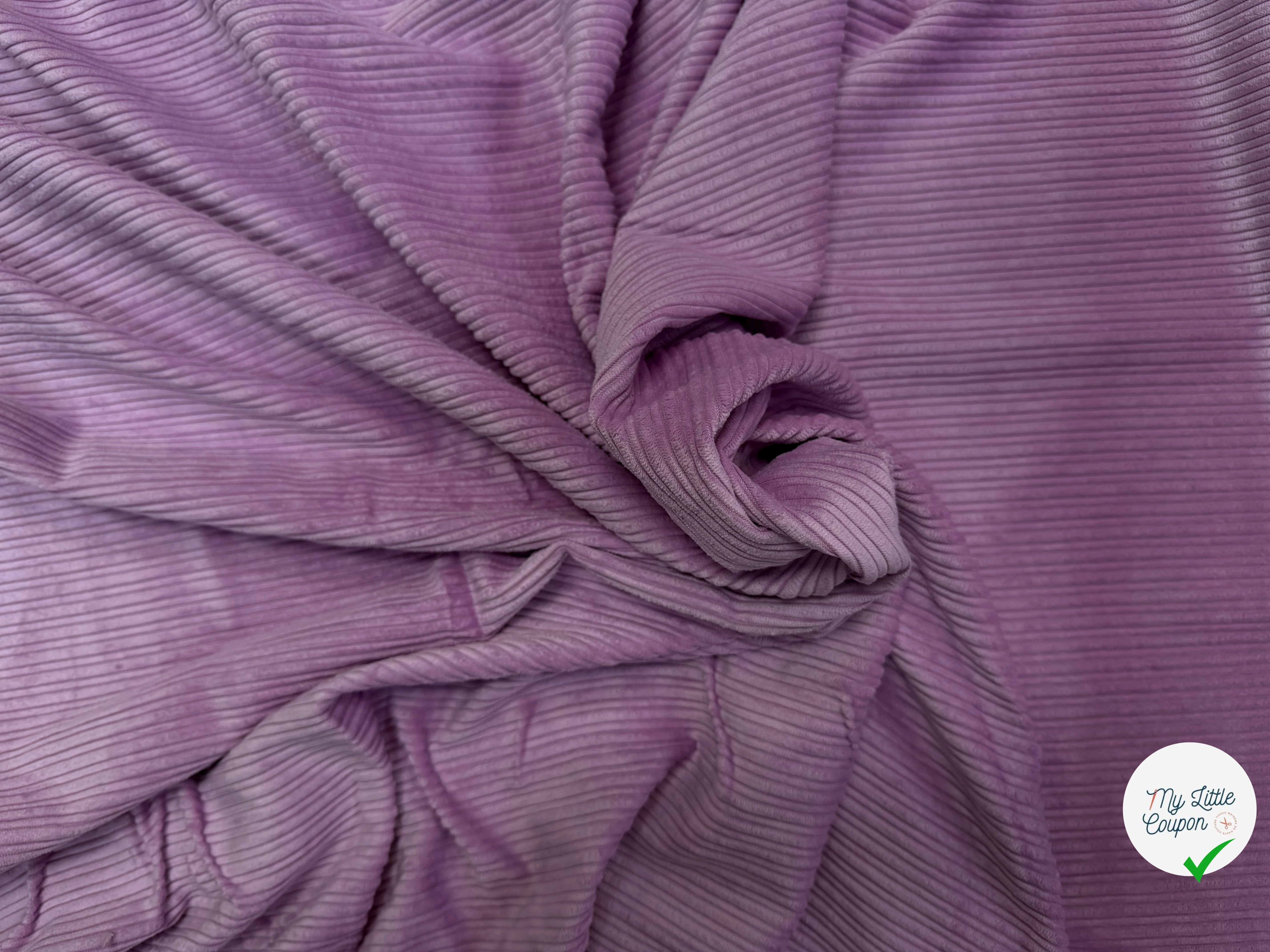 (Chute) VELOURS PUEBELA MAUVE - My Little Coupon