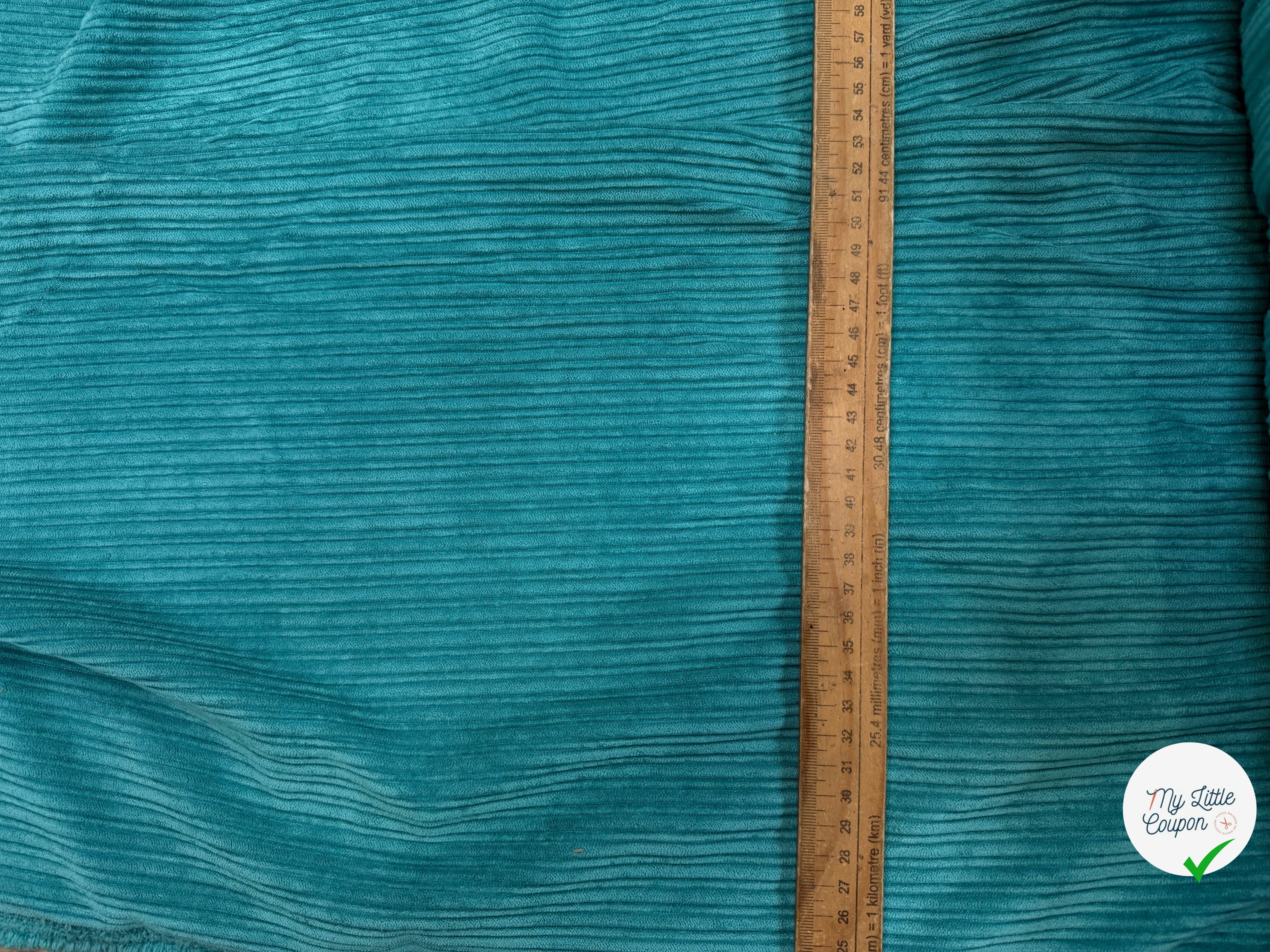 (Chute) VELOURS PUEBELA TURQUOISE - My Little Coupon