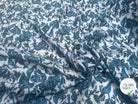 VISCOSE À MOTIFS MALLOW BLEUS - My Little Coupon