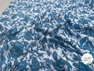 VISCOSE À MOTIFS MALLOW BLEUS - My Little Coupon