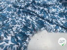 VISCOSE À MOTIFS MALLOW BLEUS - My Little Coupon