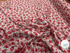 VISCOSE BLOSSOM ÉCRU ROUGE PRINT - My Little Coupon