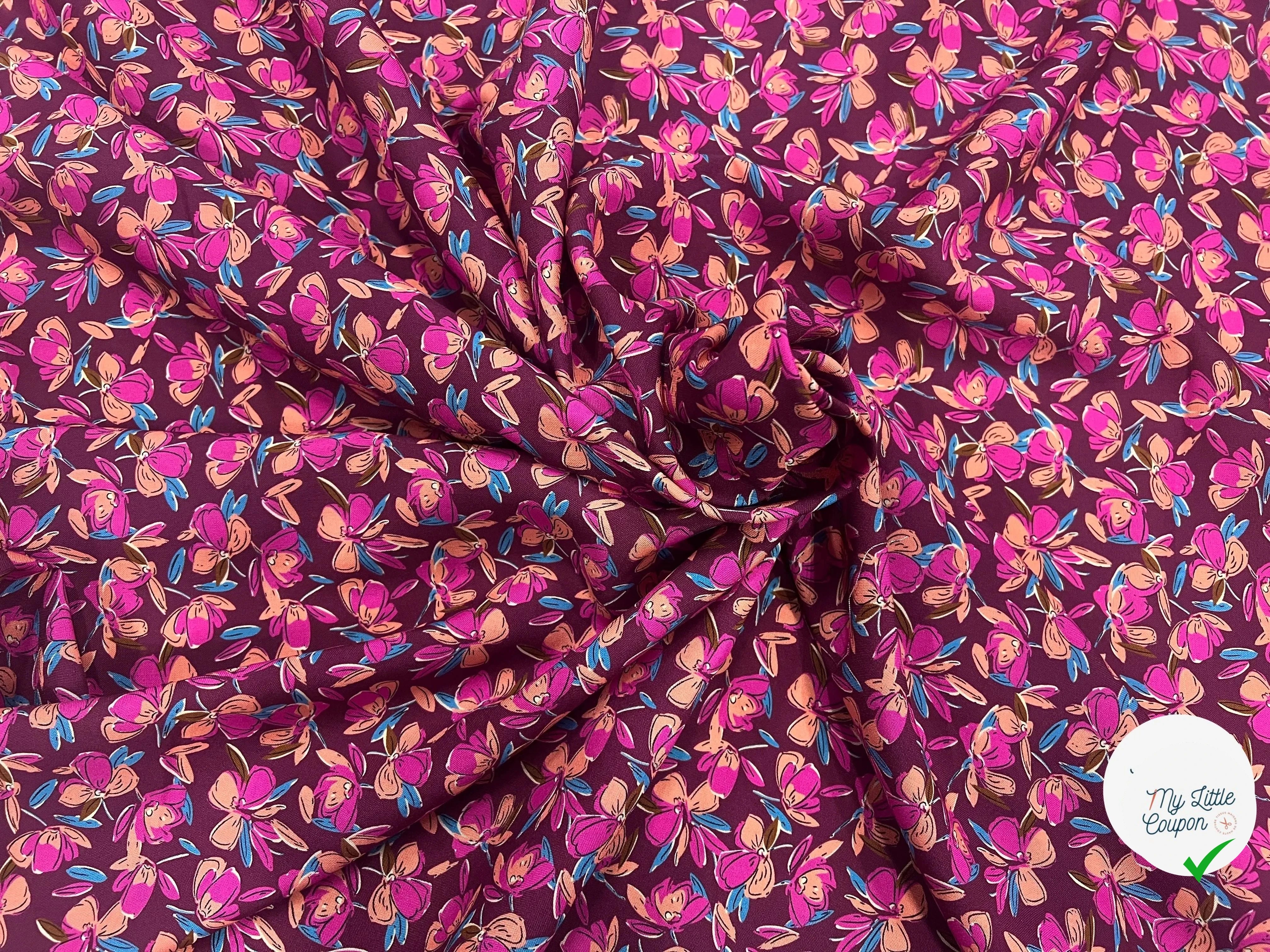 VISCOSE BLOSSOM PRUNE PRINT - My Little Coupon