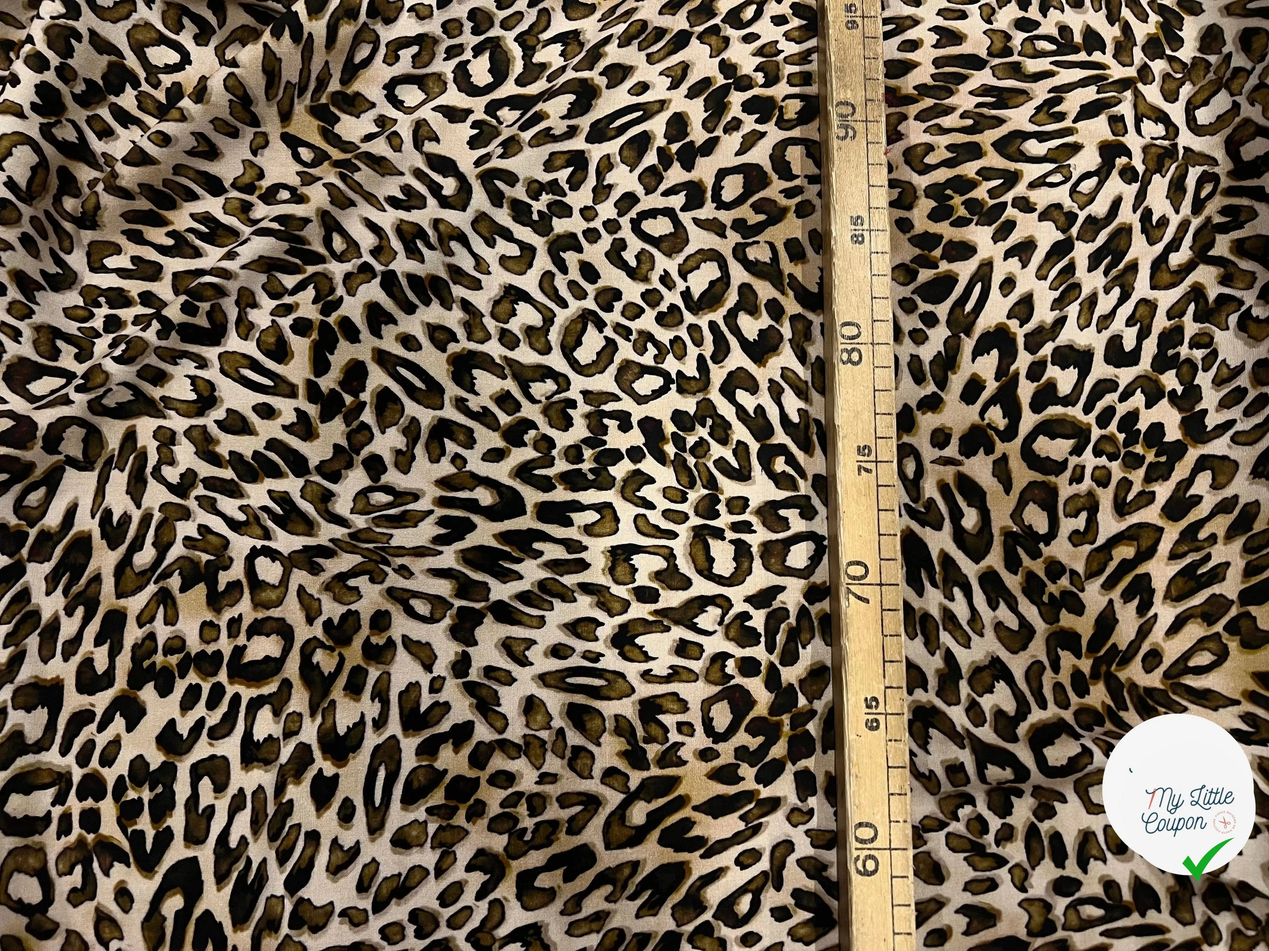 VISCOSE FAROUCHE NATUREL PRINT - My Little Coupon