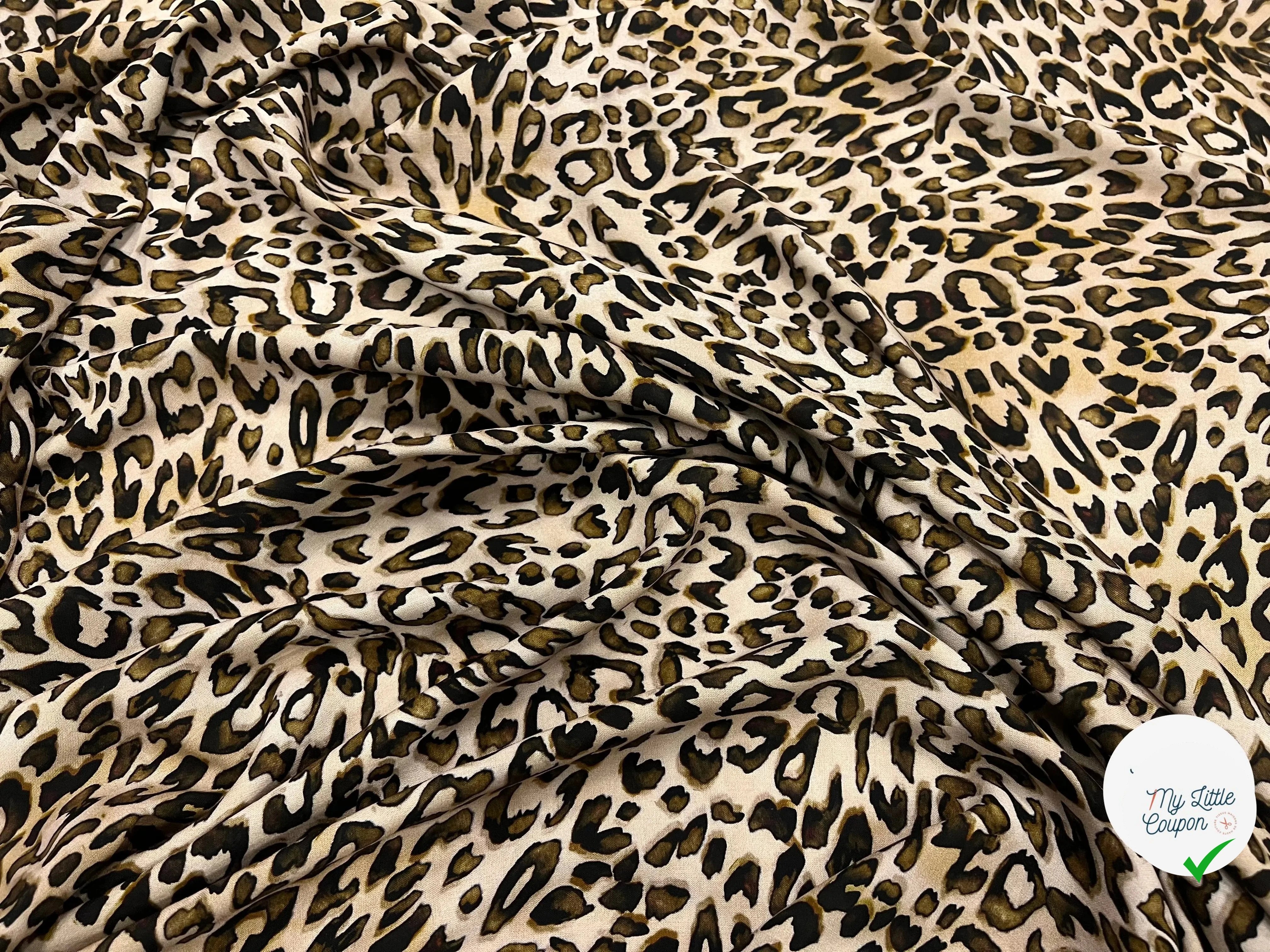 VISCOSE FAROUCHE NATURALE STAMPATA - My Little Coupon