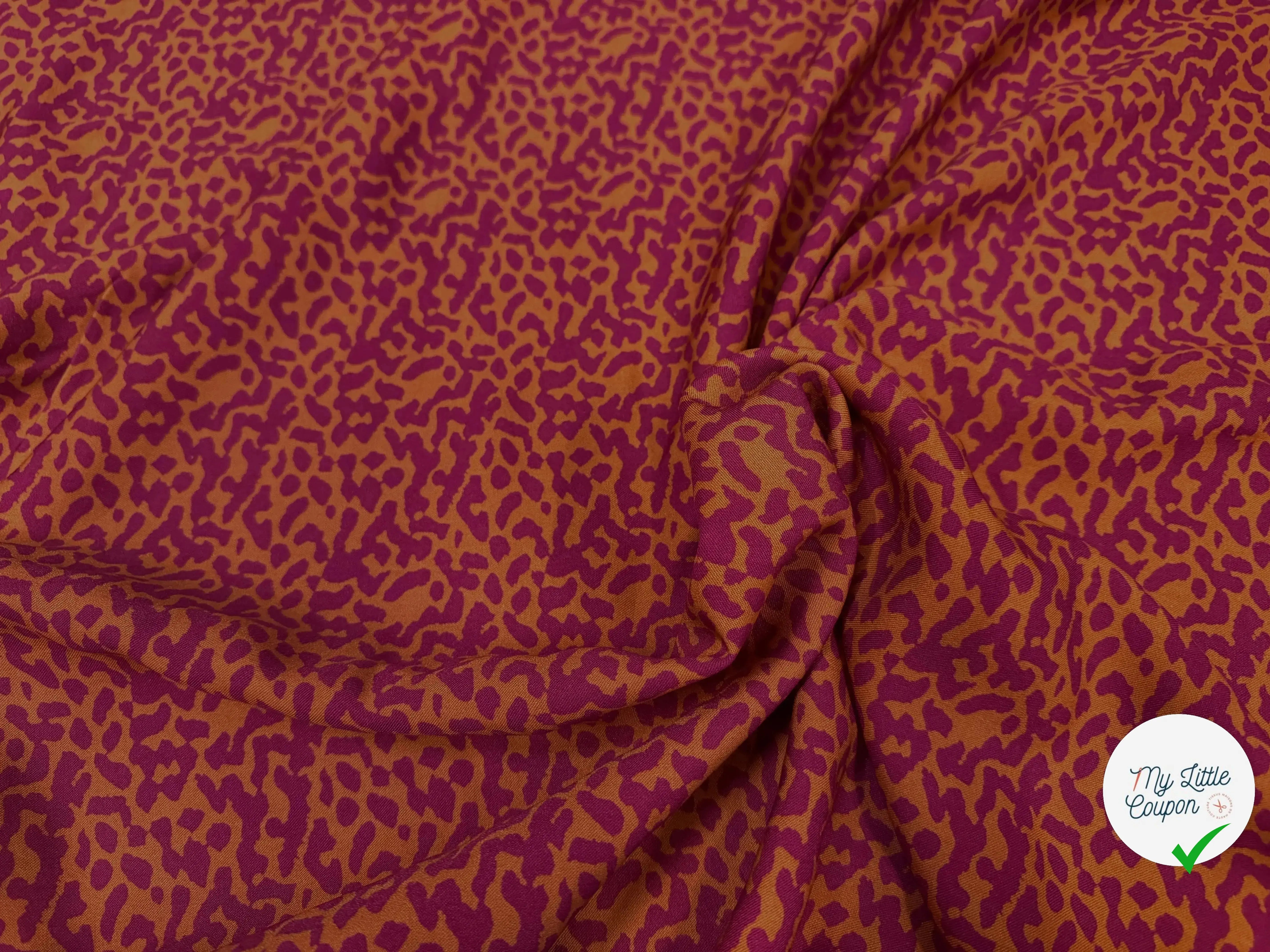 VISCOSE IMPRIMÉE FINEMENT SERGEE LEO - My Little Coupon
