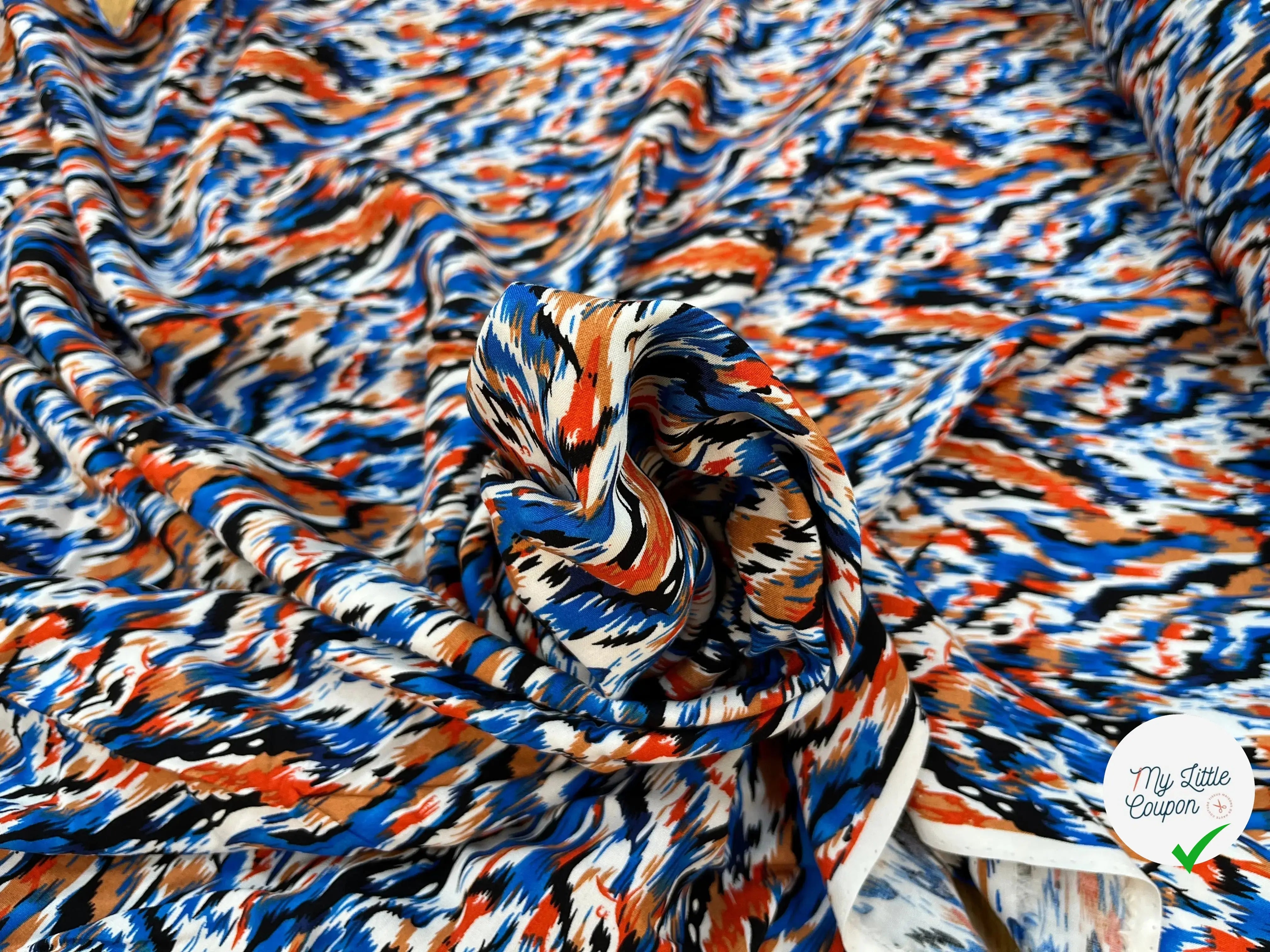 VISCOSE MOTIF TIGRÉ - My Little Coupon