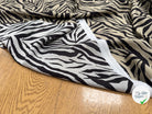 VISCOSE MOTIF ZEBRE FOND BEIGE ET MARRON - My Little Coupon