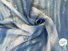 VOILE DE COTON EMERISÉ VOYAGE BLEUTÉ - My Little Coupon