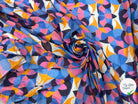 VOILE DE COTON FRUITÉ GEOMETRIA MULTICOLORE - My Little Coupon