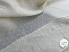VOILE DE COTON PLUMETIS NATUREL - My Little Coupon - tissu - coudre