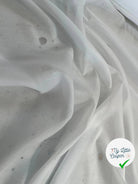 VOILE DE COTON UNI BLANC ELEGANT - My Little Coupon