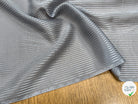 (Chute) VOILE DE SOIE À RAYURE GRIS 100% SOIE - My Little Coupon