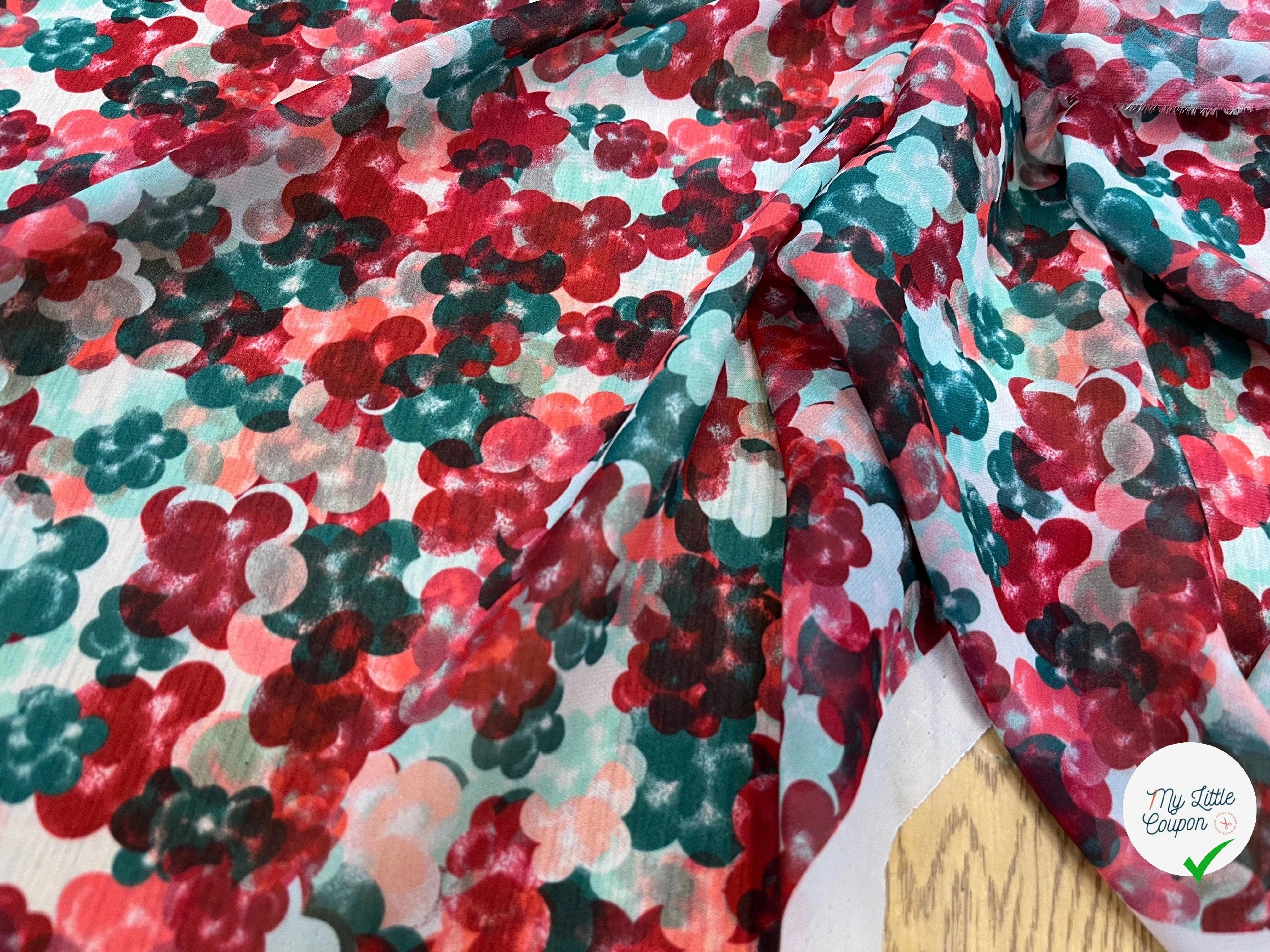 VOILE POLYESTER PASTILLE - My Little Coupon