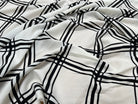 WOOLPEACH BLANC QUADRILLÉ NOIR - My Little Coupon