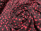 WOOLPEACH FLEUR ROUGE PEU GRAND FOND NOIR PETIT POINT ROSE - My Little Coupon