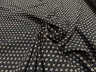 WOOLPEACH FOND NAVY MOTIFS GÉOMÉTRIQUES CIRCULAIRES MARRON - My Little Coupon