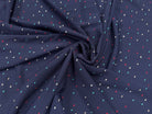 WOOLPEACH FOND NAVY MOTIFS GÉOMÉTRIQUES CIRCULAIRES MARRON - My Little Coupon