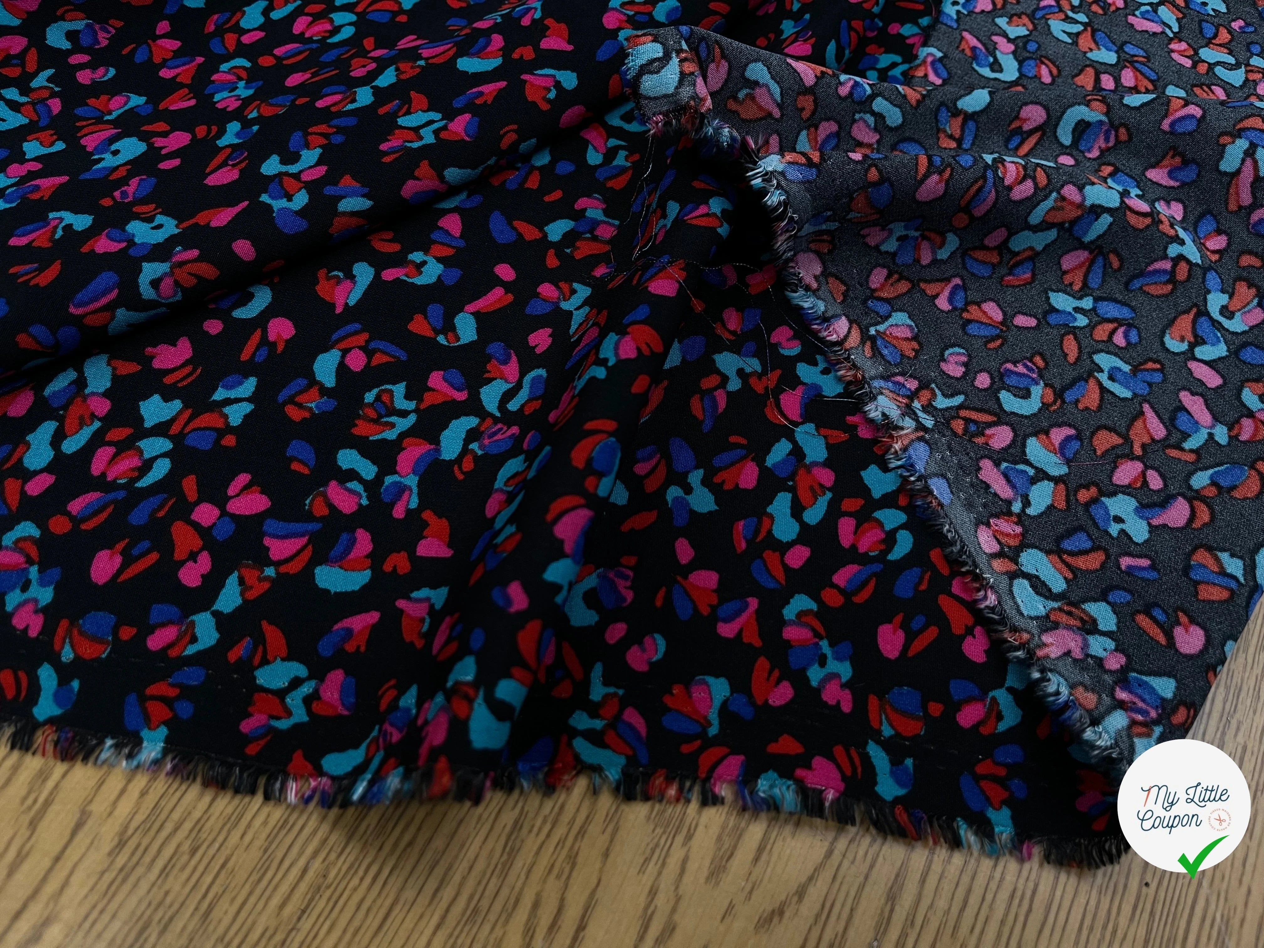 WOOLPEACH FOND NOIR IMPRIMÉ MULTICOLORES - My Little Coupon