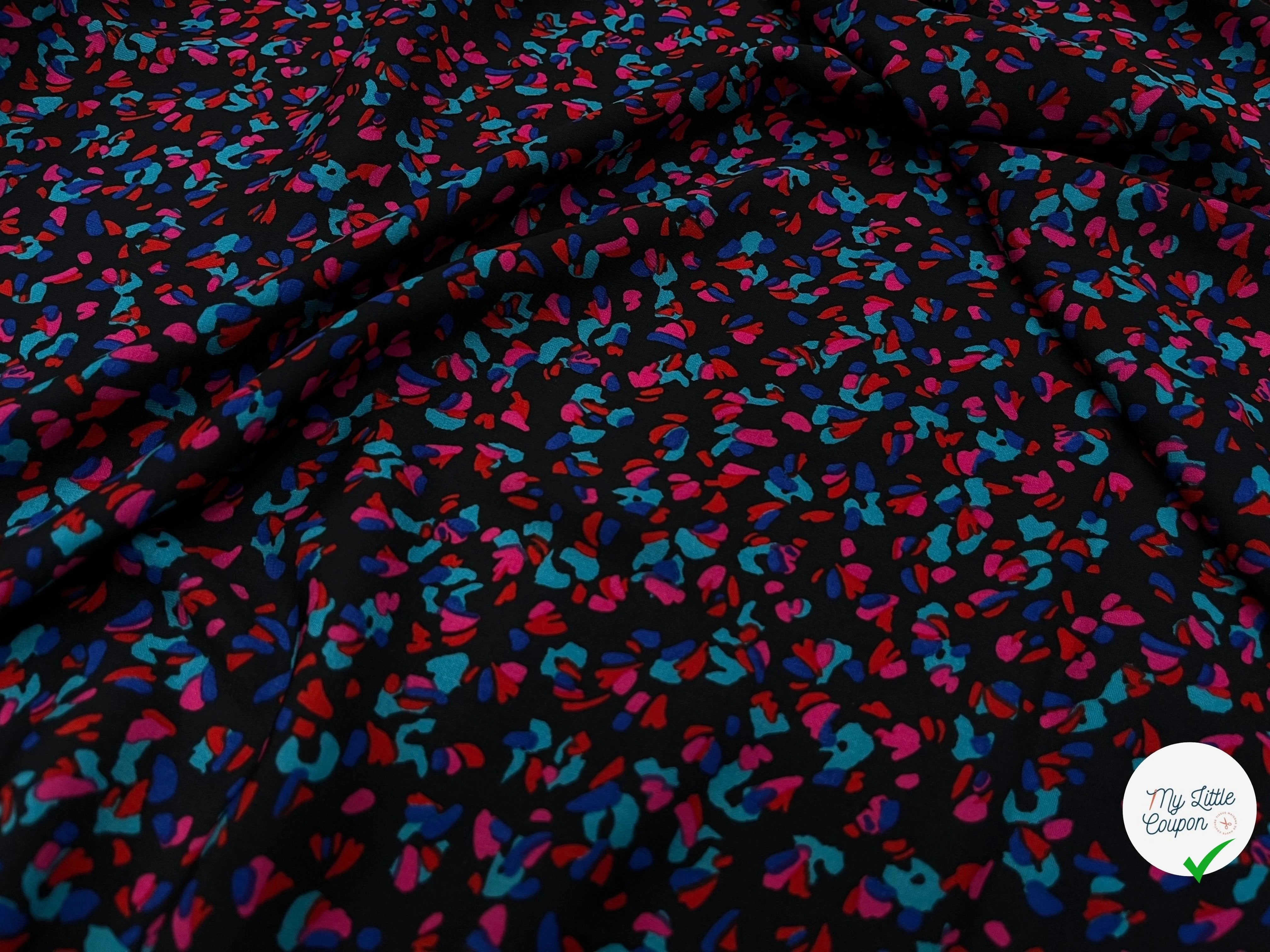 WOOLPEACH FOND NOIR IMPRIMÉ MULTICOLORES - My Little Coupon