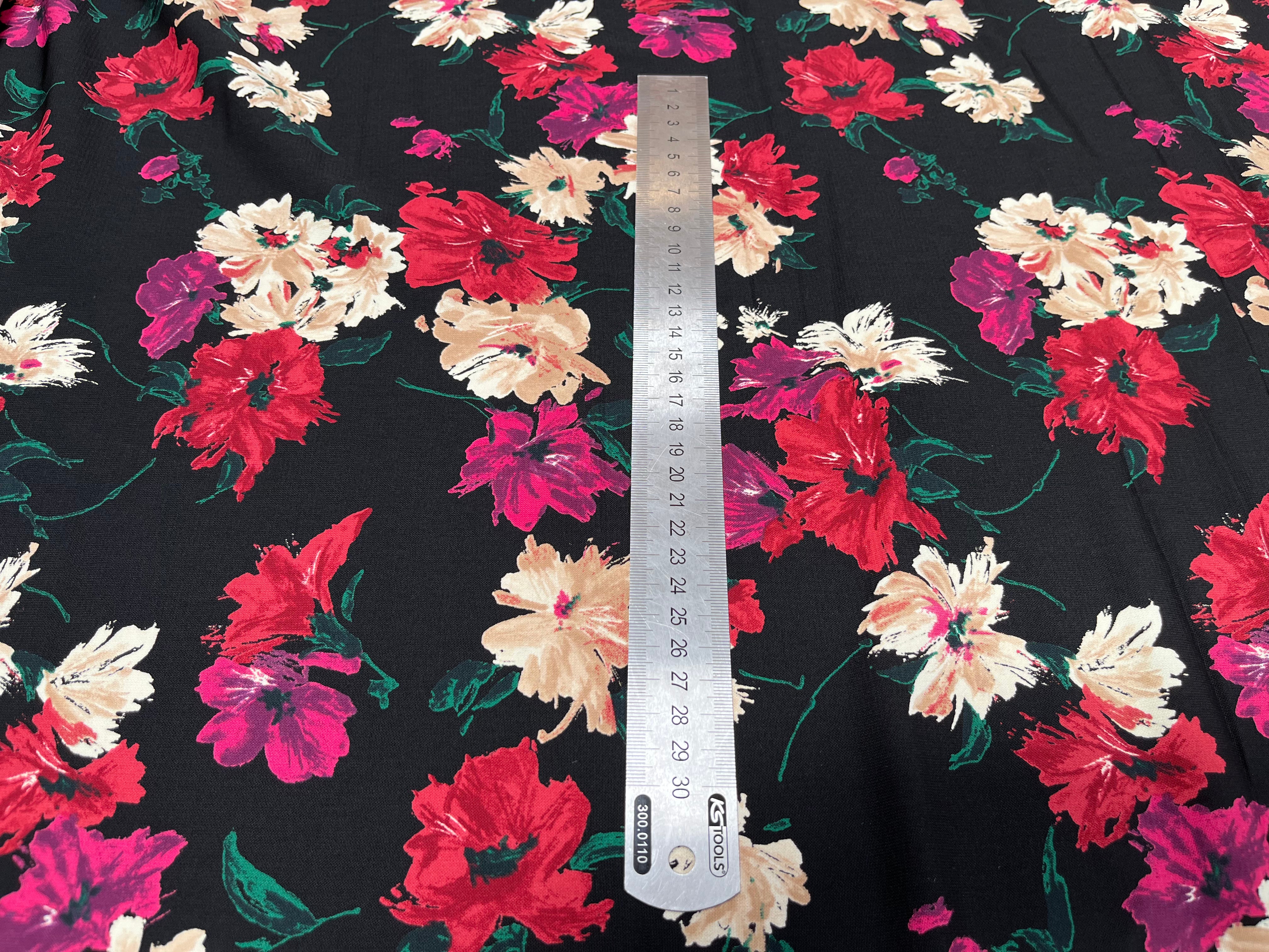 (Chute) WOOLPEACH GROSSE FLEUR MARRON ROUGE VIOLET VERT - My Little Coupon
