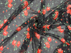 YORYU STRIPE IMPRIMÉ FLEURS FOND NOIR MLC INTERN