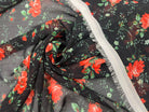 YORYU STRIPE IMPRIMÉ FLEURS FOND NOIR MLC INTERN