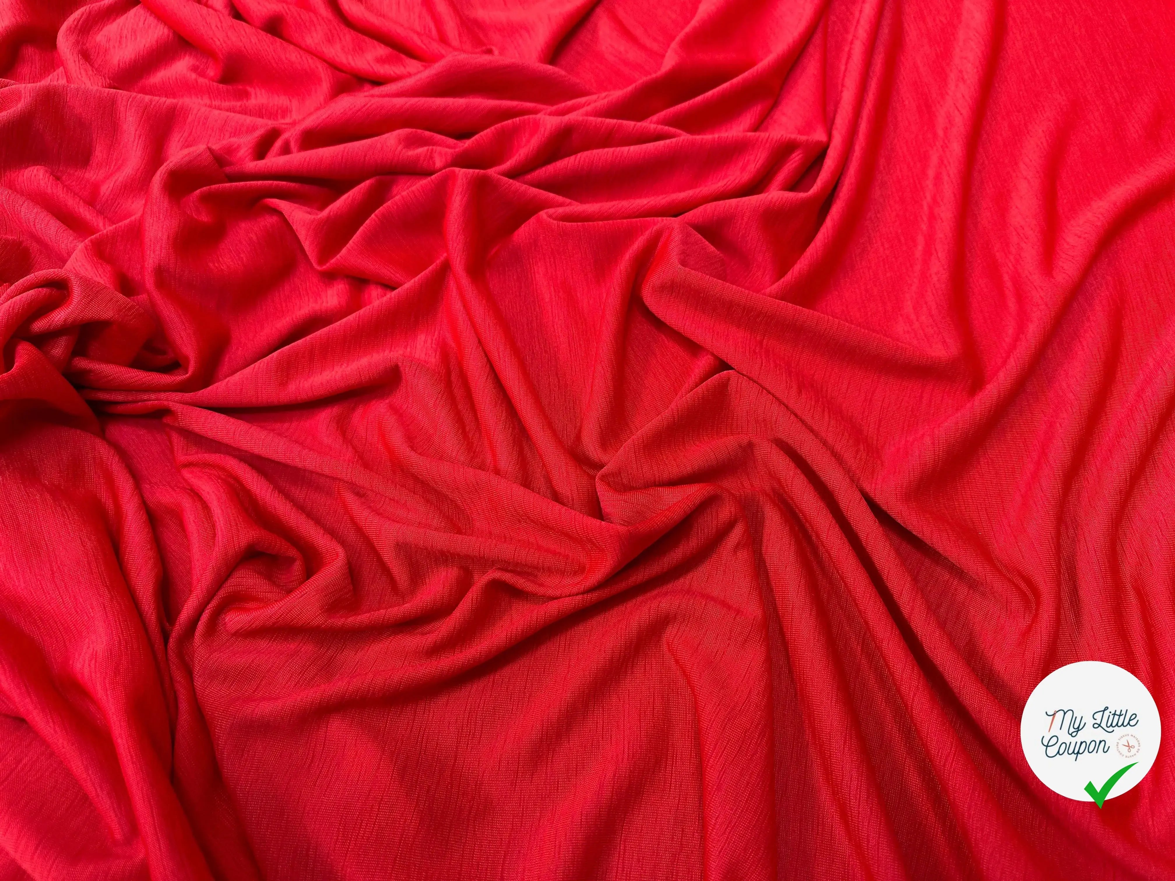 JERSEY JASPÉ ROUGE ORANGÉ - My Little Coupon