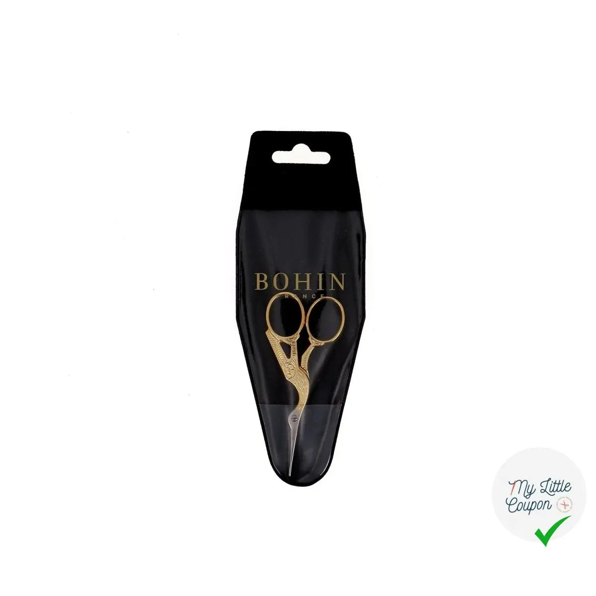 Ciseaux de broderie "Cigogne dorée" - My Little Coupon