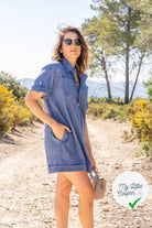 Combinaison/Chemise Courtney - Tailles 34 à 48 - My Little Coupon