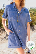 Combinaison/Chemise Courtney - Tailles 34 à 48 - My Little Coupon