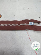 FERMETURE RIRI METAL NON SÉPARABLE 18CM MARRON M6 - My Little Coupon